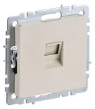Розетка комп. IEK Brite РК10-БрКр BR-K10-1-K10 одинар. скрыт. штор. IP20 бежевый (упак.:1шт)