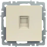 Розетка комп. IEK Brite РК10-БрКр BR-K10-1-K10 одинар. скрыт. штор. IP20 бежевый (упак.:1шт)