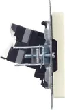 Розетка комп. IEK Brite РК10-БрКр BR-K10-1-K10 одинар. скрыт. штор. IP20 бежевый (упак.:1шт)