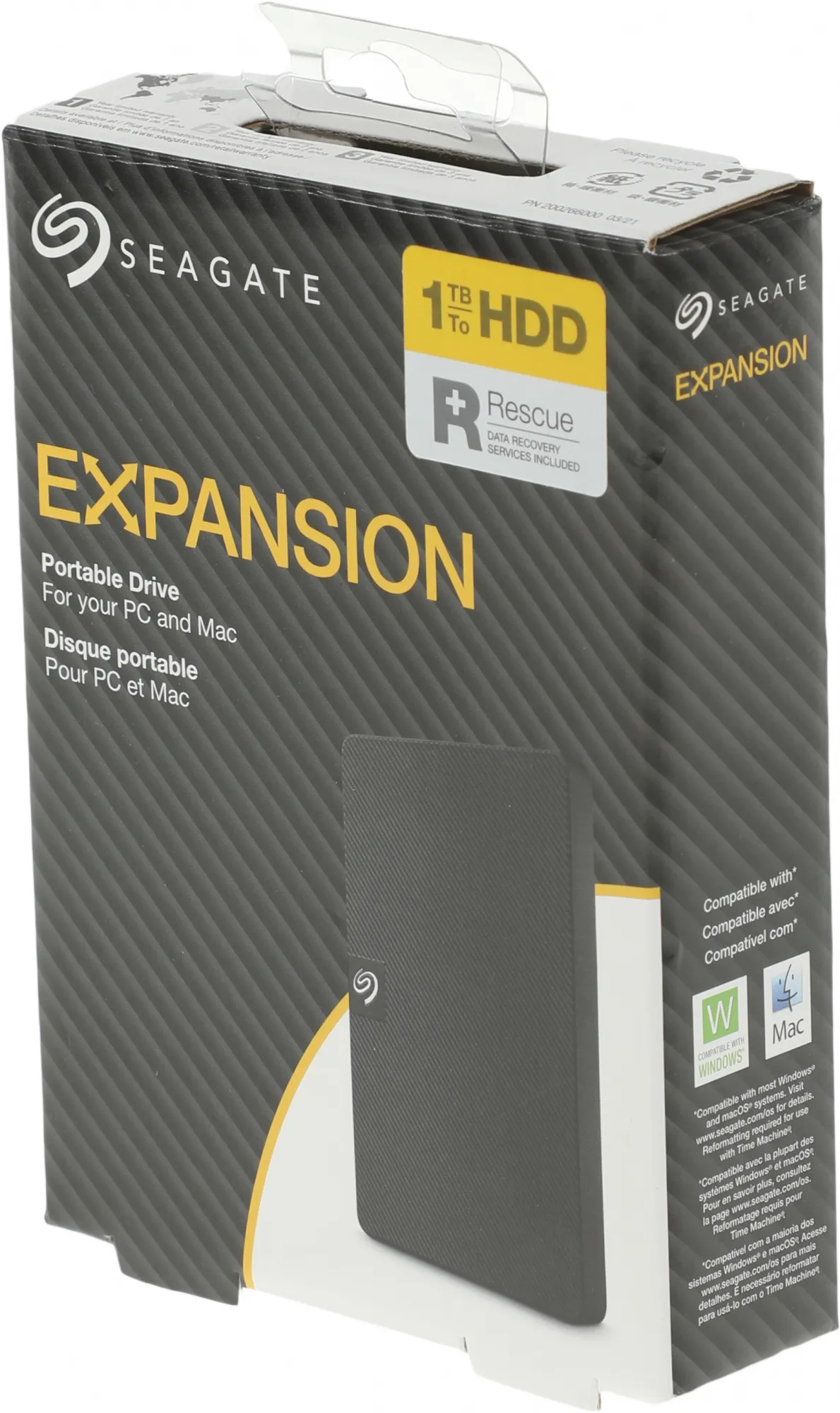 Жесткий диск Seagate USB 3.0 1Tb STKM1000400 Expansion Portable 2.5" черный