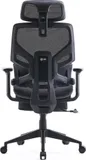 Кресло Cactus CS-CHR-MC01-BLBK синий сиденье черный сетка/ткань с подголов. крестов. пластик подст.для ног