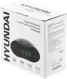 Радиобудильник Hyundai H-RCL200 черный LED подсв:зеленая часы:цифровые AM/FM