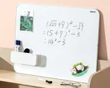 Доска магнитно-маркерная Deli 50026 лак серебристый 60x90см пластик/металл