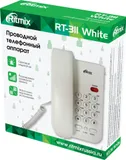 Телефон проводной Ritmix RT-311 белый