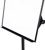 Флипчарт Deli EV130 лак 75x106.7см на роликах белый/черный