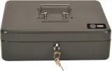 Ящик для денег без номинала Cactus CS-CB-004GY 90x300x240 серый сталь 1.967кг