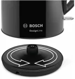 Чайник электрический Bosch TWK3P423 1.7л. 2400Вт черный (корпус: нержавеющая сталь)