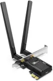 TP-Link ARCHER TX55E, AX3000 Двухдиапазонный адаптер Wi-Fi 6 Bluetooth PCI Express, до 574 Мбит/с на 2,4 ГГц + до 2402 Мбит/с на 5 ГГц, 2 антенны с высоким коэффициентом усиления