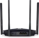 MERCUSYS AX3000 Двухдиапазонный Wi-Fi 6 роутер, до 574 Мбит/с на 2,4 ГГц + до 2402 Мбит/с на 5 ГГц,  4 фиксированные внешние антенны, 3 гигабитных порта LAN, 1 гигабитный порт WAN