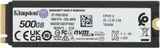 Твердотельный накопитель Kingston SSD 500GB SFYRSK/500G Fury Renegade M.2 2280 PCIe 4.0 x4 NVMe R7300/W3900MB/s 3D TLC MTBF 2M 500TBW  Retail Heatsink 1 year