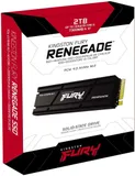 Твердотельный накопитель Kingston SSD 2TB SFYRD/2000G Fury Renegade M.2 2280 PCIe 4.0 x4 NVMe R7300/W7000MB/s 3D TLC MTBF 2M 2,0PBW Retail Heatsink 1 year
