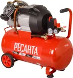 Компрессор поршневой Ресанта КП-50/400М масляный 400л/мин 50л 2500Вт красный/черный