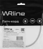 Патч-корд WRline WR-PC-RJ45-FTP-5E-0.3-GY FTP RJ-45 вил.-вилка RJ-45 кат.5E 0.3м серый LSZH