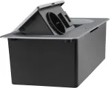 Розетка Cactus CS-SOCKET-USBA-WLESS для столешницы 26.5x11.8x6.5см серебристый