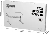 Стол детский Cactus CS-KD-LBL столешница МДФ голубой 100x80x60см