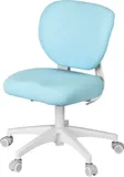 Кресло детское Cactus CS-CHR-3594BL голубой крестов. пластик белый