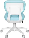 Кресло детское Cactus CS-CHR-3594BL голубой крестов. пластик белый