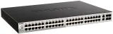 Коммутатор D-Link DGS-3130-54PS/B (L3) 48x1Гбит/с 2x10Гбит/с 4SFP+ 48PoE+ 370W управляемый