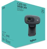 Камера Web Logitech C270 черный 0.9Mpix (1280x720) USB2.0 с микрофоном (960-000999)