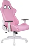 Кресло игровое Zombie Neo розовый эко.кожа крестов. пластик пластик белый