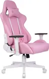 Кресло игровое Zombie Neo розовый эко.кожа крестов. пластик пластик белый