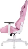 Кресло игровое Zombie Neo розовый эко.кожа крестов. пластик пластик белый