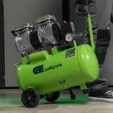 Компрессор поршневой Сибртех МБ 1100/24 безмасляный 170л/мин 24л 1100Вт зеленый