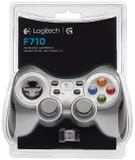 Геймпад Logitech F710 серебристый/черный USB Беспроводной виброотдача обратная связь (940-000142)