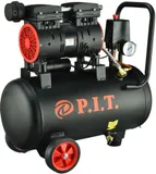 Компрессор поршневой P.I.T. PAC24-C1 безмасляный 110л/мин 24л 600Вт черный/красный