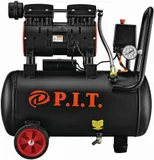 Компрессор поршневой P.I.T. PAC24-C1 безмасляный 110л/мин 24л 600Вт черный/красный