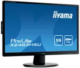 Монитор Iiyama 23.8" ProLite X2483HSU-B5 черный VA LED 16:9 HDMI M/M матовая 250cd 178гр/178гр 1920x1080 75Hz DP FHD USB 3.9кг