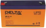 Аккумуляторная батарея Delta Аккумуляторная батарея для ИБП, AGM, срок службы - 8 лет, HR 6-9 (6V/9Ah)