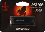 Флеш Диск Hikvision 32Gb HS-USB-M210P/32G USB2.0 черный