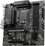 Материнская плата MSI PRO B760M-A WIFI DDR4 Soc-1700 Intel B760 4xDDR4 mATX AC`97 8ch(7.1) 2.5Gg+HDMI+DP