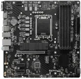 Материнская плата MSI PRO B760M-P DDR4 s1700, Intel B760, 4xDDR4, PCI-Ex16, 4SATA3, 7.1-ch, GLAN, 3 USB 3.2, 1 USB Type-C, VGA, HDMI, DP, mATX, RTL