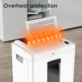 Шредер Deli ET053 белый с автоподачей (секр.P-4) фрагменты 16лист. 23лтр.