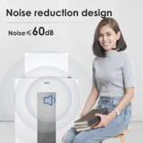 Шредер Deli ET053 белый с автоподачей (секр.P-4) фрагменты 16лист. 23лтр.