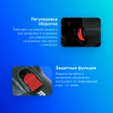 Углошлифовальная машина Metabo WEV 850-125 850Вт 11500об/мин рез.шпин.:M14 d=125мм (603611000)