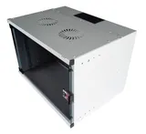 Шкаф коммутационный Lande Set Soho (LN-SS12U5440-LG) настенный 12U 540x400мм пер.дв.стекл задн.дв.стал.лист несъемн.бок.пан. направл.под закл.гайки 50кг серый 11кг 592мм IP20 сталь