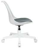 Кресло Бюрократ CH-W333 белый сиденье серый Alfa 44 крестов. пластик пластик белый