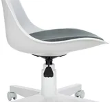 Кресло Бюрократ CH-W333 белый сиденье серый Alfa 44 крестов. пластик пластик белый