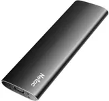 SSD накопитель Netac Z SLIM Black 128GB USB 3.2 Gen 2 Type-C External SSD, R/W up to 510MB/440MB/s,with USB-C to USB-A cable and USB-A to USB-C adapter 3Y wty