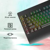 Клавиатура GMNG GG-KB770XP механическая черный USB Multimedia for gamer LED (подставка для запястий) (1901099)