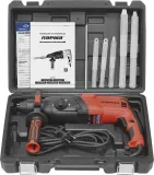 Перфоратор Парма П-02-30/1000ЭР патрон:SDS-plus уд.:3.3Дж 1000Вт (кейс в комплекте)