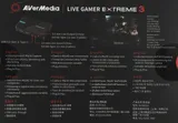 Карта видеозахвата Avermedia Live Gamer Extreme 3 GC551G2 внешний USB 3.1