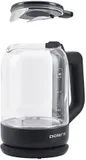 Чайник электрический Polaris PWK 1712CGLD WIFI IQ Home 1.5л. 2150Вт черный корпус: стекло/пластик (PWK 1712CGLD)