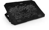 Подставка для ноутбука Buro BU-LCP150-B213 15"335x265x22мм 74.35дБ 1xUSB 2x 140ммFAN 480г металлическая сетка/пластик черный