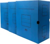 Короб архивный Silwerhof микрогофрокартон корешок 150мм синий (упак.:3шт)