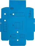 Короб архивный Silwerhof микрогофрокартон корешок 150мм синий (упак.:3шт)