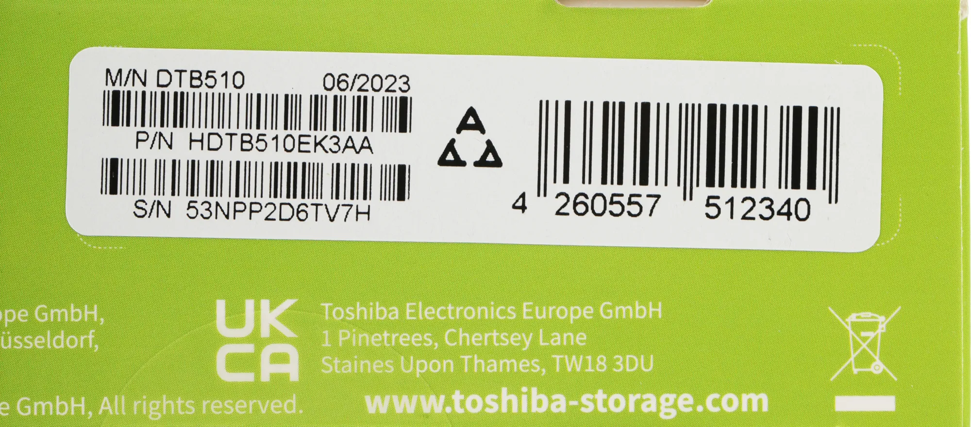 Жесткий диск Toshiba USB 3.0 1Tb HDTB510EK3AA Canvio Basics 2.5" черный